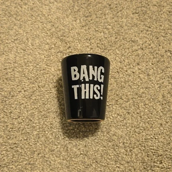Tha Big Bang Bang This Shot Glass In Black and White - Picture 2 of 4